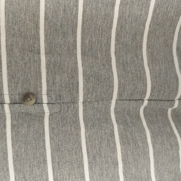 NWT Maternity Size Medium JESSICA SIMPSON Stripe Button Back Side Ruched Top - Picture 10 of 14